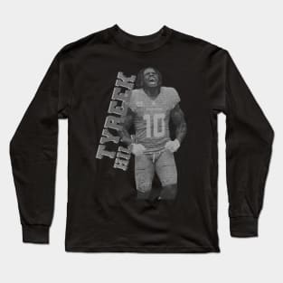 Tyreek Hill | Retro poster Football Long Sleeve T-Shirt